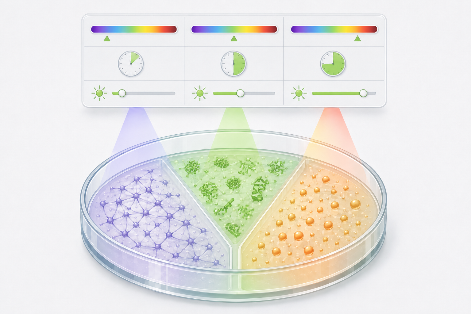 Program chemistry with light